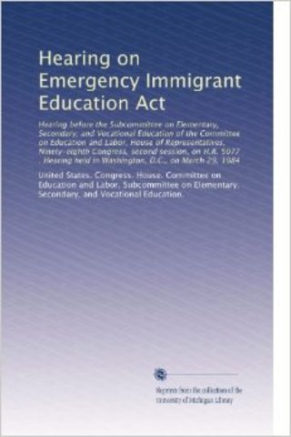 The emergency immigrant education act