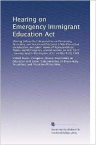 Emergency Immigrant Education Act