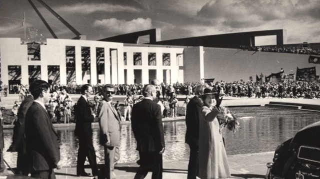 Parliament House in Canberra opened
