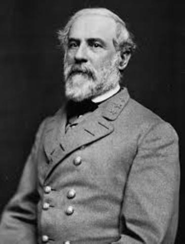 Robert E. Lee Resigns His Commision in the US Army