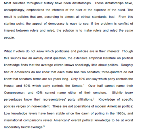 "Majorities Against Utility: Implications of the failure of the Miracle of Aggregation" Bryan Caplan