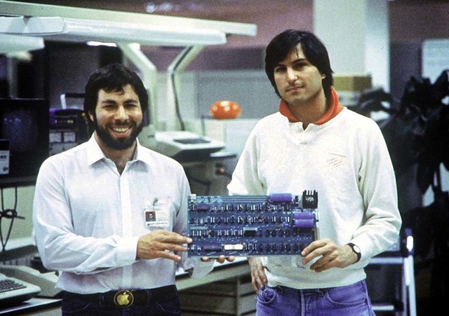 Steve Wozniak y Steve Jobs