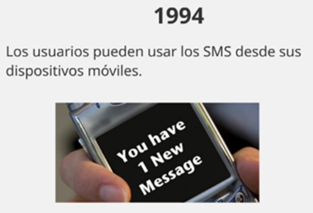 SMS en dispositivos  móbiles