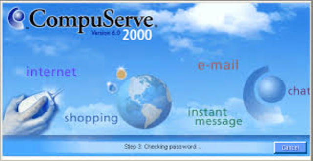 CompuServe ofrece servicio de emails a sus suscriptores.