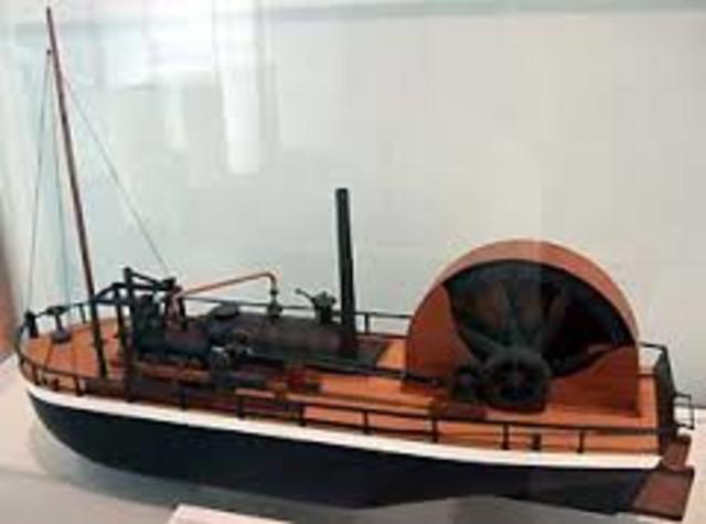 Steam powered boat