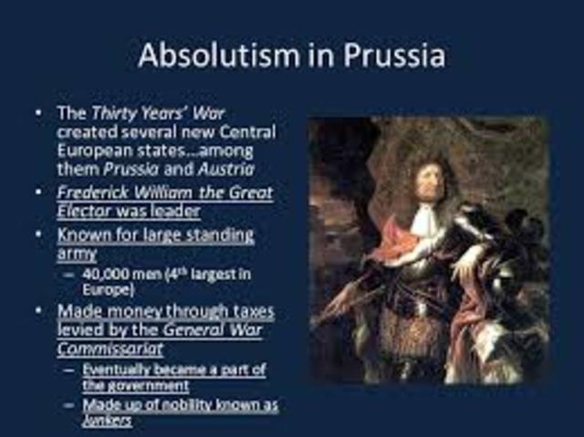 Absolutism in Eastern Europe 1600