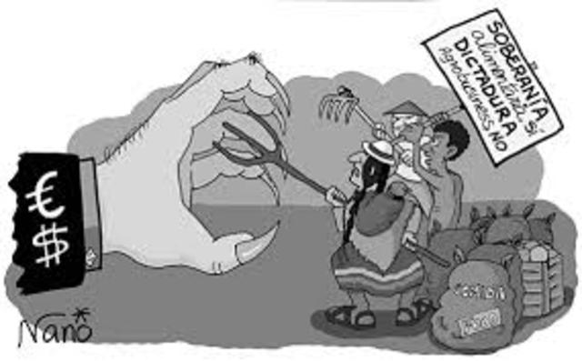 Surgimiento de problemas economicos marcados.