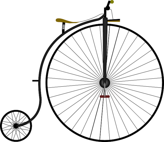 BICICLETA DE RUEDA ALTA