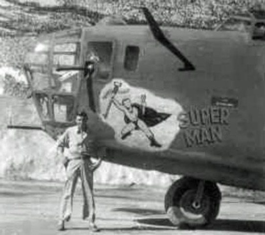 First Super Man Flight Into War