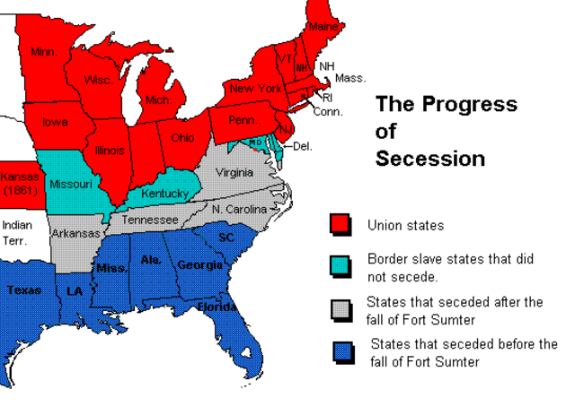 Virginia Secedes From Union