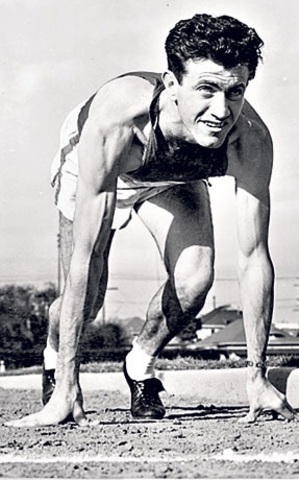 Louie starts running competitively