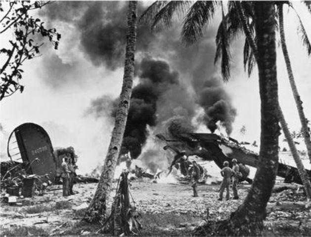 Japan Bombed Funafati