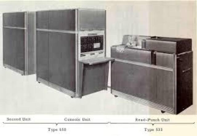 anuncio de la IBM 650 las exitosa de la primer generacion