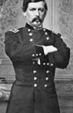 George B. McClellan becomes Commander of the Department of the Potomac