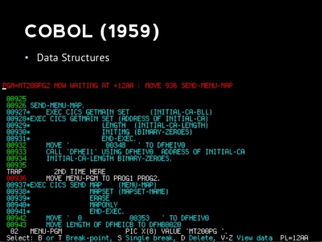 COBOL  (Common Business Oriented Lenguaje)
