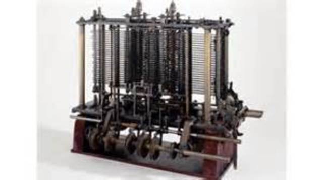 The first steam driven calculating machine.