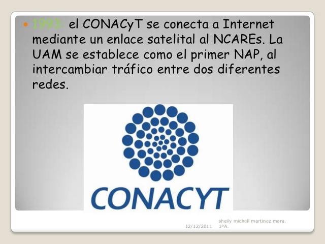 CONACyT establece el primer enlace a Internet vía Satelital