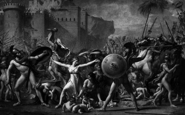 Tulio Hostilio, derrota la cuidad Alba Longa.