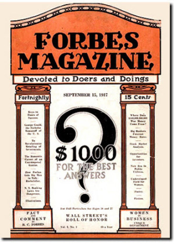 Founding of Forbes Magazine