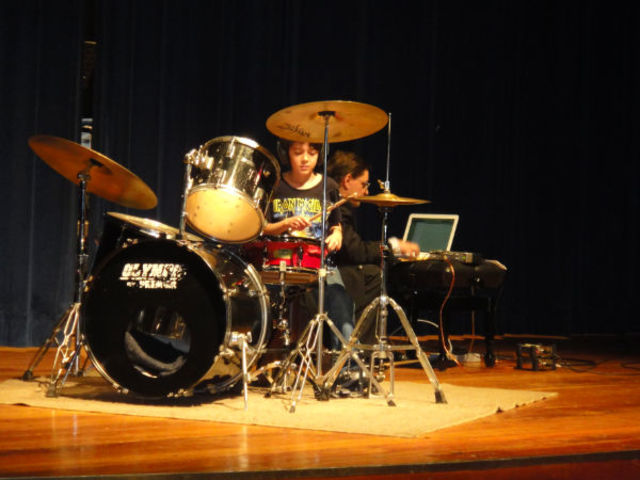 mi primer concierto de bateria