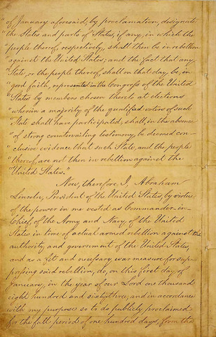 The Emancipation Proclamation