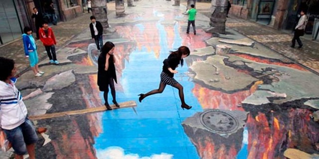 Surge la tecnica 3D Art.