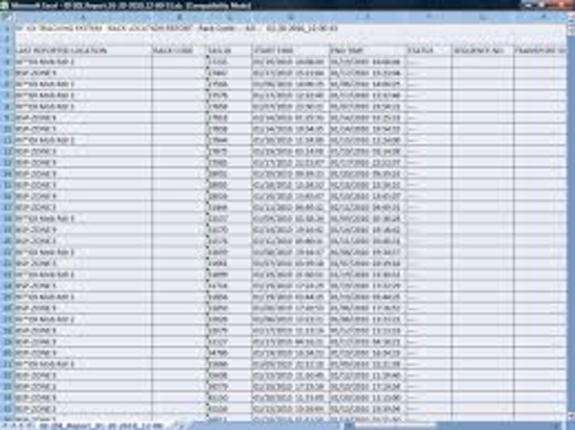 First Electronic Spreadsheet