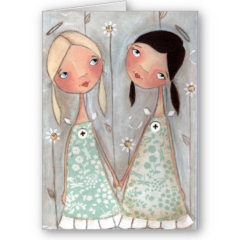 My sister Gabriela was born