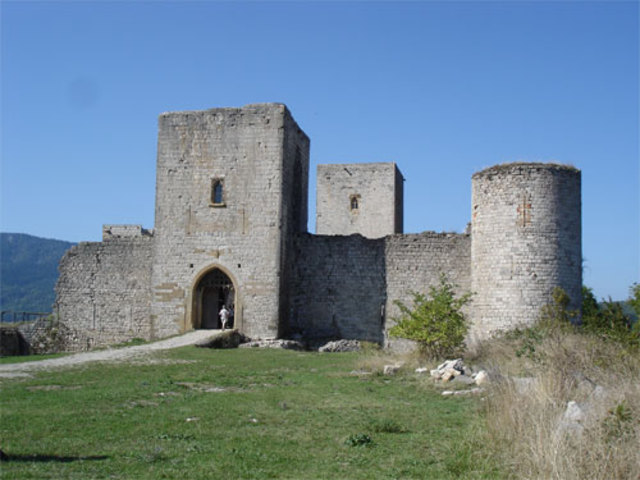 Construcció del castell de Montsegur