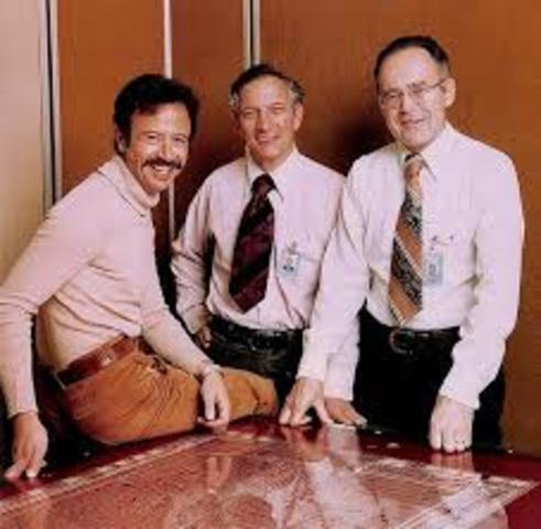 Gordon Moore, Robert Noyce y Andy Grove