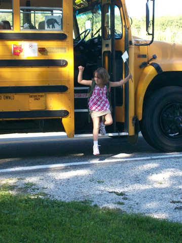 My very first day of school.