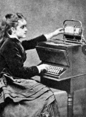 Maquina de escribir.