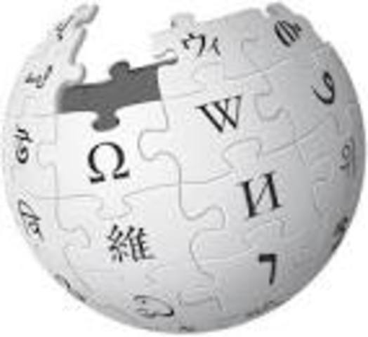 Jimmy Wales y Larry Sanger lanzan Wikipedia
