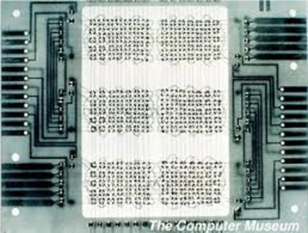 primera memoria de almacen magnetico