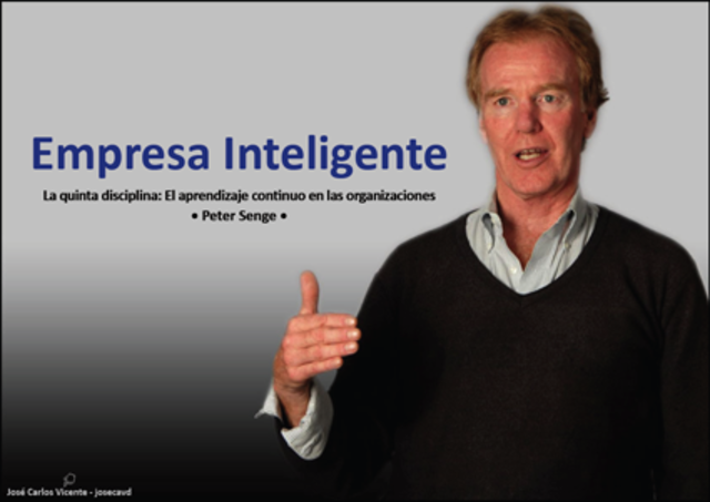 Peter Senge, la organización de aprendizaje.