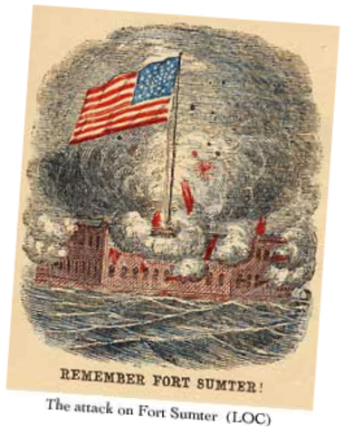 Fort Sumter Attacked