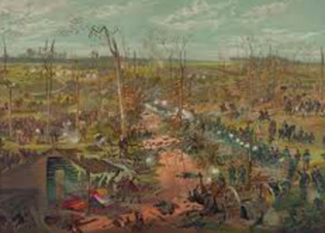 Confederate surprise attack