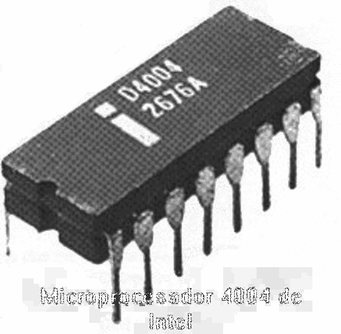 Microprocesador Intel 4004, 1971