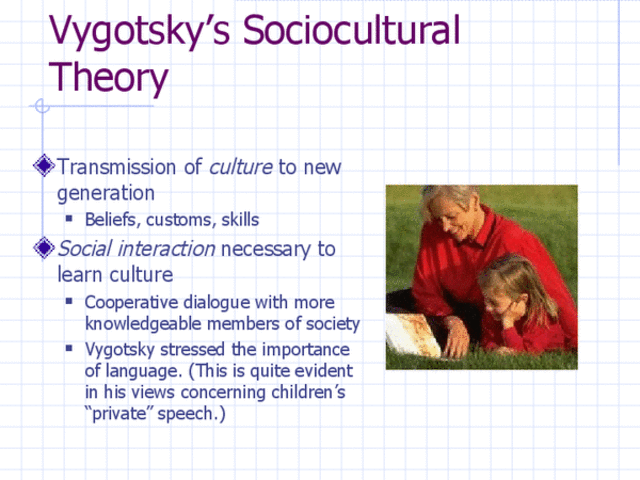 Sociocultural Learning Theory
