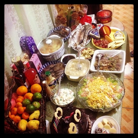 Louie's memorialized dinner aboard the Manhattan