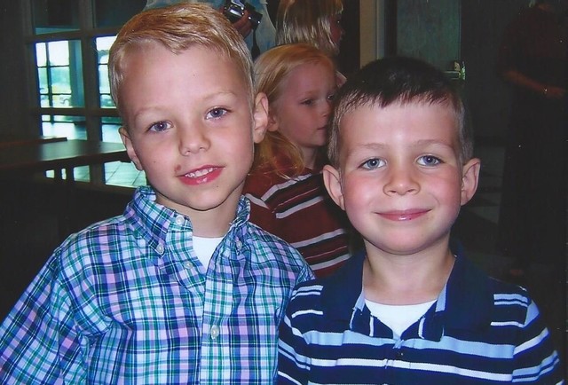 First Day of Pre-School with My Best Friend