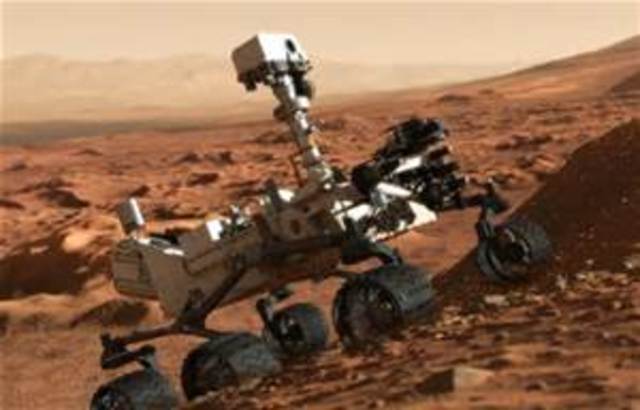 Curiosity Lands on Mars  11