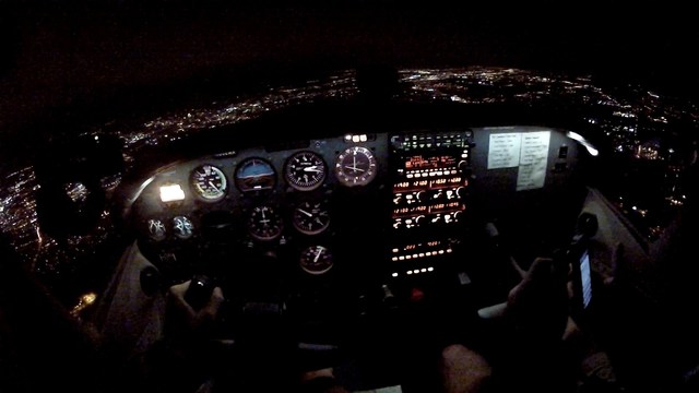Get my second hour of night flying!