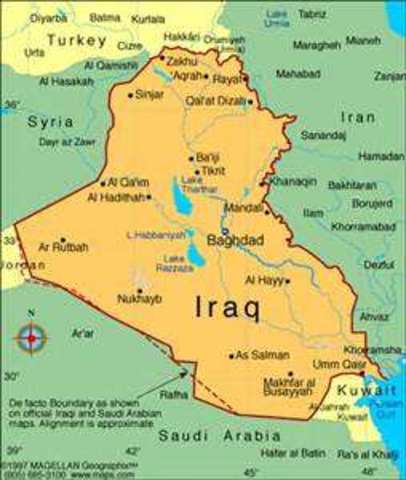 The invasion of Iraq