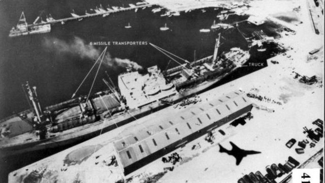 Crisis de los misiles en Cuba.
