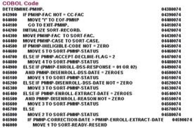 Segunda Geración: COBOL