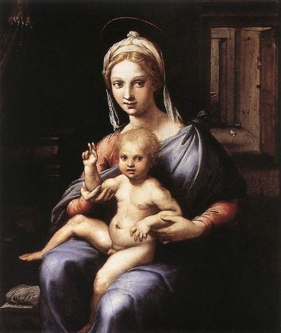 Virgen con el niño (Giulio)