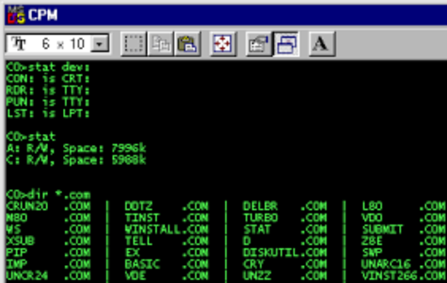 Control Program for Microcomputers (CPM)