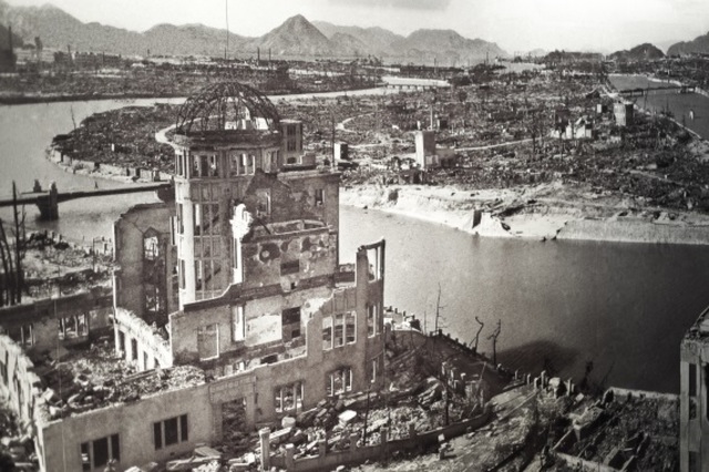 Bomba a Hiroshima.