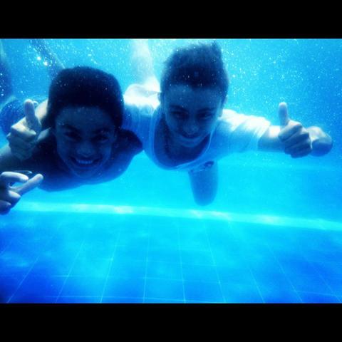 disque  aprendiendo a busiar  con mi primo